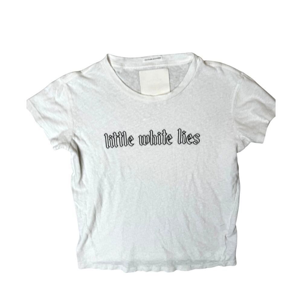 Mother Superior Jeans The Sinful Tee Little White Lies White Black XS